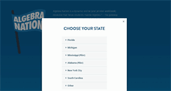 Desktop Screenshot of algebranation.com
